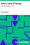 [Gutenberg 25058] • Foster's Letter Of Marque / A Tale Of Old Sydney - 1901